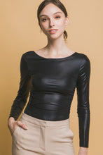 Load image into Gallery viewer, Metallic Bodysuit With Open Back
