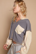 Load image into Gallery viewer, Round neck wide sleeve oversized thermal
