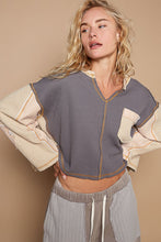 Load image into Gallery viewer, Round neck wide sleeve oversized thermal
