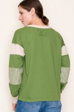 Load image into Gallery viewer, MIXED STRIPES COLORBLOCK PULLOVER TOP
