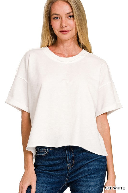 French Terry Box Tee
