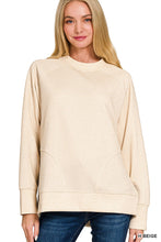 Load image into Gallery viewer, SCUBA ROUND NECK PULLOVER WITH SIDE SLIT
