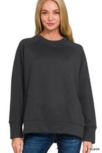 Load image into Gallery viewer, SCUBA ROUND NECK PULLOVER WITH SIDE SLIT
