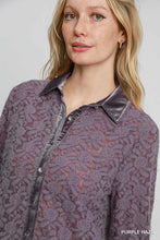 Load image into Gallery viewer, Lace Button Down Top
