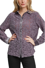 Load image into Gallery viewer, Lace Button Down Top
