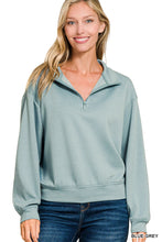 Load image into Gallery viewer, SCUBA HALF ZIP PULLOVER SWEATSHIRTS
