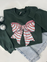 Load image into Gallery viewer, Christmas Cake Bow Sweatshirt
