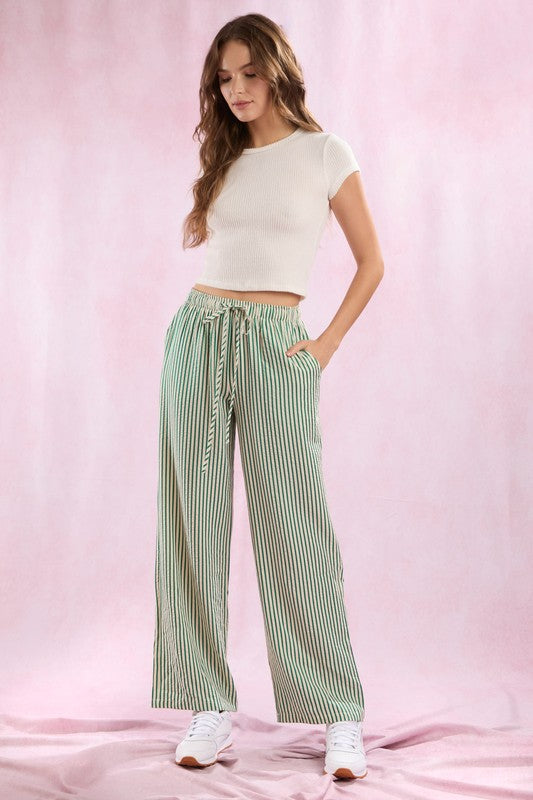 Yarndye Stripe Easy Pants