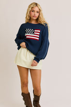 Load image into Gallery viewer, American Flag Sweater
