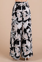 Load image into Gallery viewer, Floral Wide-Leg Pants with Pockets
