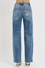 Load image into Gallery viewer, HIGH RISE WIDE LEG BAGGY JEANS
