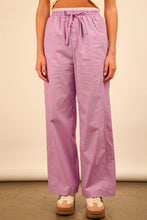 Load image into Gallery viewer, Exposed Waist Striped Boxer Pants
