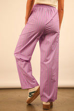 Load image into Gallery viewer, Exposed Waist Striped Boxer Pants
