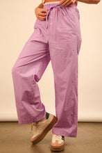 Load image into Gallery viewer, Exposed Waist Striped Boxer Pants

