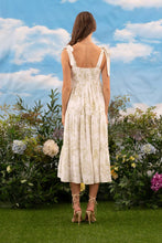 Load image into Gallery viewer, FRUIT BLOSSOM TIERED MIDI DRESS
