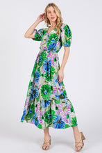 Load image into Gallery viewer, Floral Button-Up Maxi Dress
