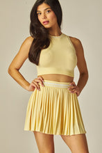 Load image into Gallery viewer, Varsity Stripes Pleated Tennis Mini Skir
