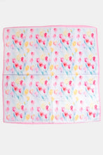 Load image into Gallery viewer, Floral Tulip Pattern Square Bandana Scar
