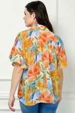 Load image into Gallery viewer, Plus Size Ruffle Sleeve Blouse
