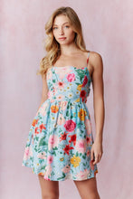 Load image into Gallery viewer, Floral Printed Cotton Linen Sleeveless M

