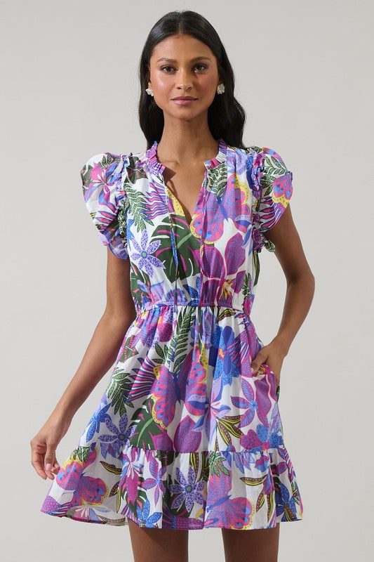 Tropics Sardy Shift Mini Dress