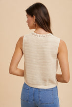 Load image into Gallery viewer, Plus Size Crochet Trimmed Button Down Sw
