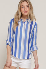 Load image into Gallery viewer, Long Slv Wide Stripe Woven Shirt
