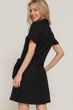 Load image into Gallery viewer, Button Down Side Bow Linen Effect Mini D
