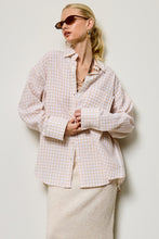 Load image into Gallery viewer, Oversized Gingham Button Down Shirt
