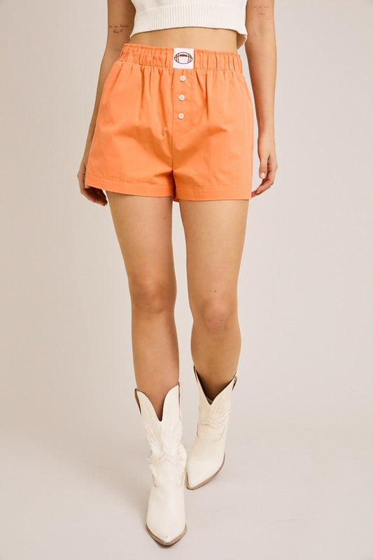 GAME DAY High Waisted Boxy Shorts