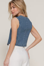 Load image into Gallery viewer, Stretch Denim Vest
