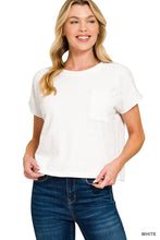 Load image into Gallery viewer, Slub Relaxed Crop Top
