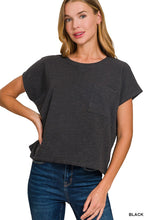 Load image into Gallery viewer, Slub Relaxed Crop Top
