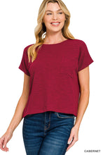 Load image into Gallery viewer, Slub Relaxed Crop Top
