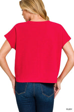 Load image into Gallery viewer, Slub Relaxed Crop Top
