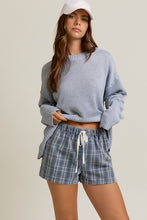 Load image into Gallery viewer, Round Neckline Sweater Top With Pleated
