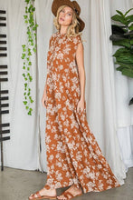Load image into Gallery viewer, Wide Leg Floral Print Jumpsuit
