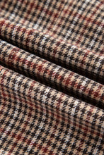Load image into Gallery viewer, Houndstooth Lapel Collar Blazer
