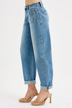 Load image into Gallery viewer, Slouchy Barrel Roll Up Jeans
