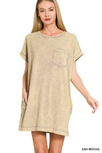 Load image into Gallery viewer, Premium Cotton Washed T-shirts Dress
