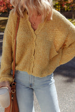 Load image into Gallery viewer, Scallop V Neck Buttoned Front Cardigan
