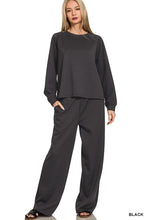 Load image into Gallery viewer, Scuba Crewneck Pullover &amp; Pants 2 Pieces
