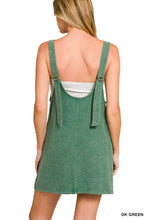Load image into Gallery viewer, Washed Slub Adjustable Strap Overall Dre
