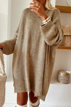 Load image into Gallery viewer, Oversize Drop Shoulder Slouchy Sweater D
