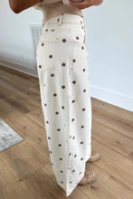 Load image into Gallery viewer, Polka Dot Straight-leg Jeans
