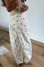 Load image into Gallery viewer, Polka Dot Straight-leg Jeans
