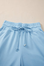 Load image into Gallery viewer, Solid Color Loose Tee Drawstring Pants Set
