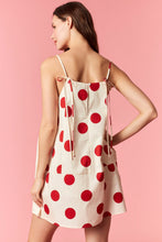 Load image into Gallery viewer, Big Polka Dot Printed Back Strap Bow Tie
