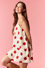 Load image into Gallery viewer, Big Polka Dot Printed Back Strap Bow Tie

