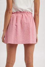 Load image into Gallery viewer, Gingham Button-up Mini Skirt
